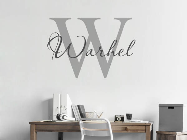 Wandtattoo Warhel