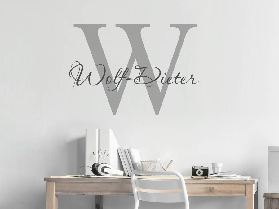 Wandtattoo Wolf-Dieter