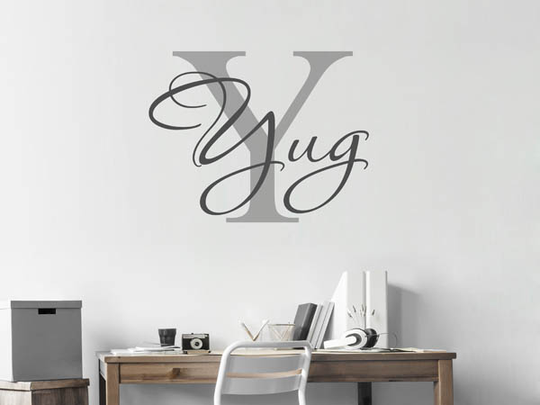 Wandtattoo Yug