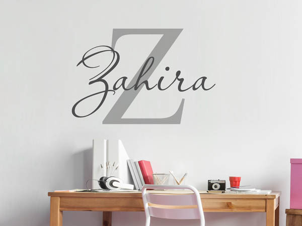 Wandtattoo Zahira