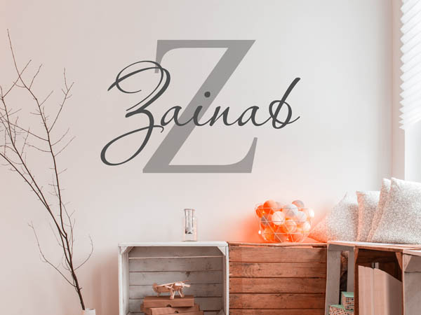 Wandtattoo Zainab