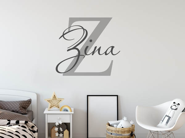 Wandtattoo Zina