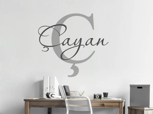 Wandtattoo Çayan