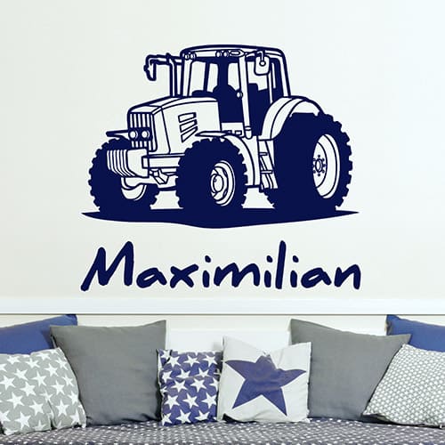 Wandtattoo Traktor als Geschenkidee für Junge